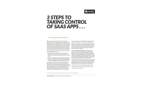 SaaS 앱을 제어하는 3 단계