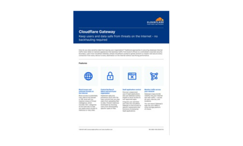 CloudFlare 게이트웨이