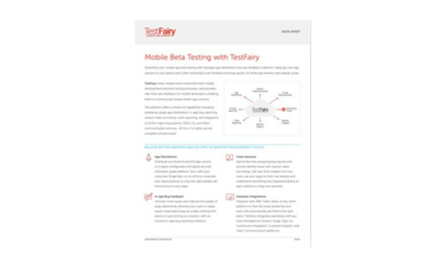 TestFairy를 사용한 모바일 베타 테스트