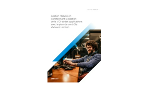 VMware Horizon Control 평면으로 VDI 및 App Management를 변환하여 관리 오버 헤드 감소