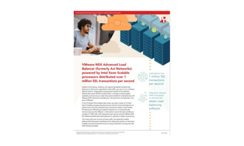 VMware NSX 고급로드 밸런서 벤치 마크 보고서